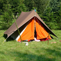 Tenda canadese da campeggio